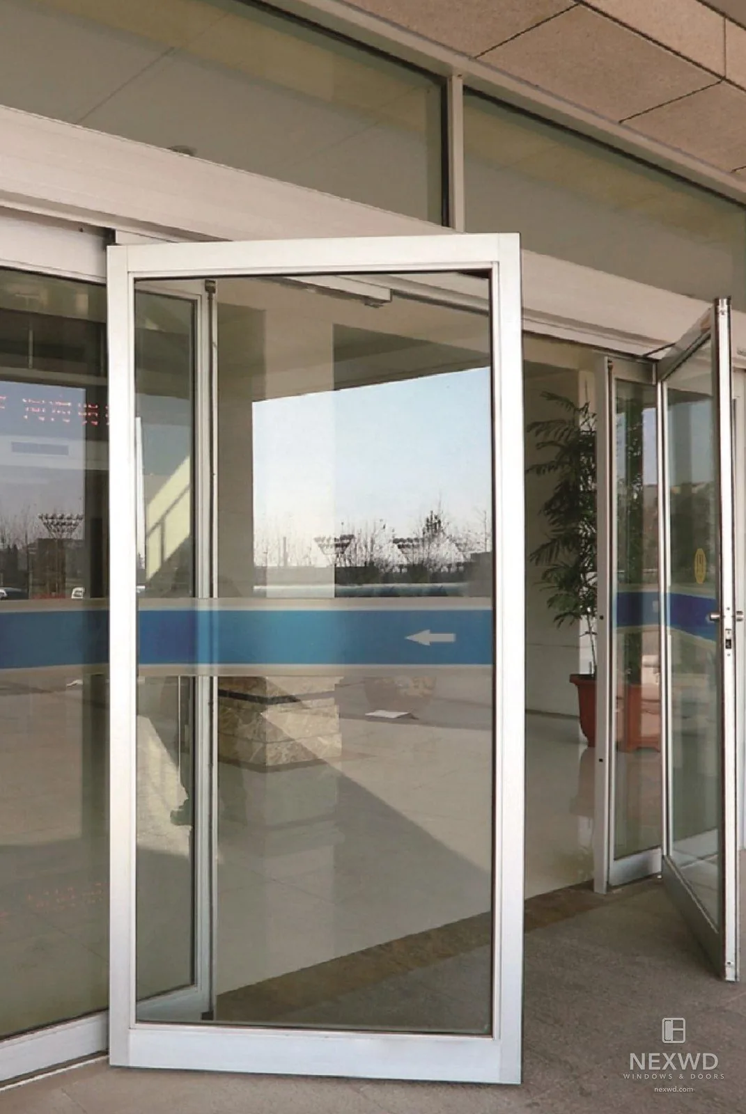 Commercial Swing Door — aluminum door