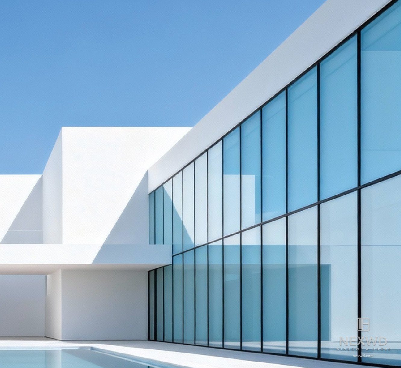 Signature Slimline Window Wall F10 — aluminum window wall